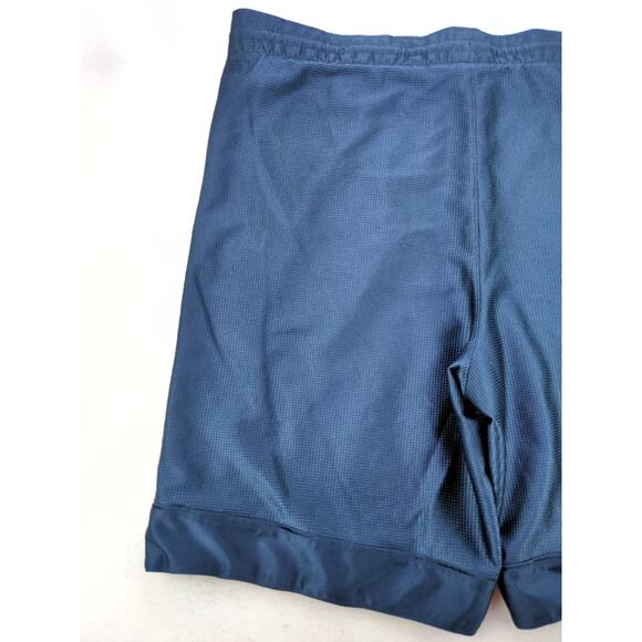 Mens Nike Athletic Shorts Size M Blue White Embroidered Swoosh Logo - Picture 5 of 11